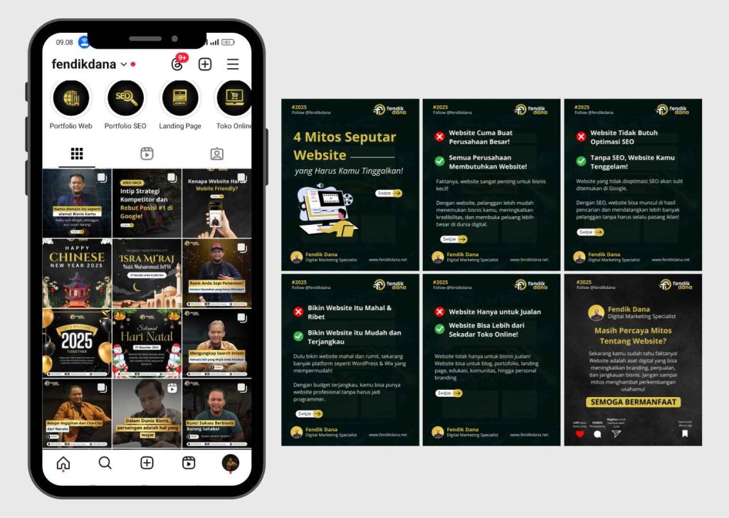 9 Ide Konten Carousel