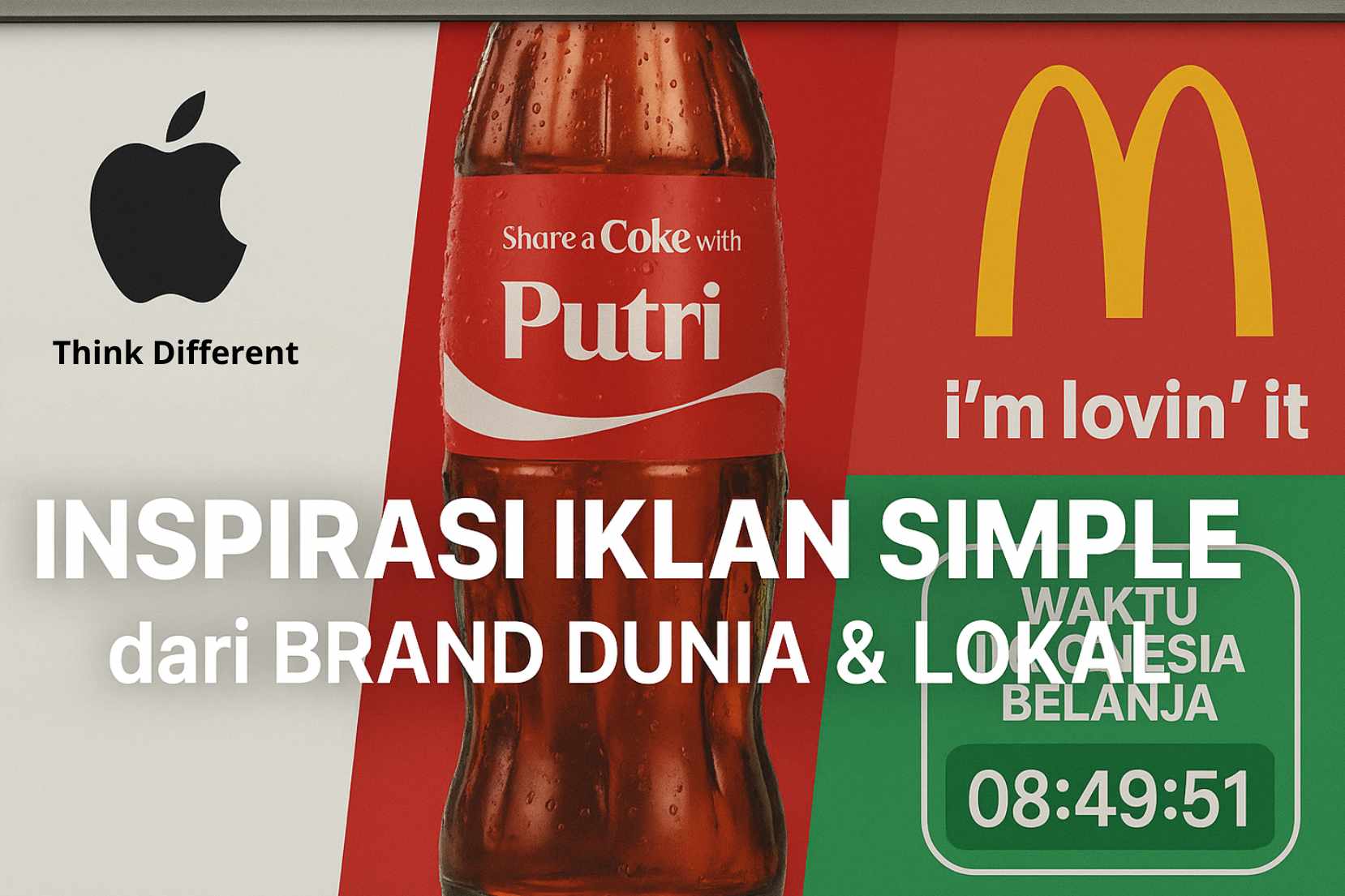 Contoh Iklan Produk Simple Brand Besar Dunia