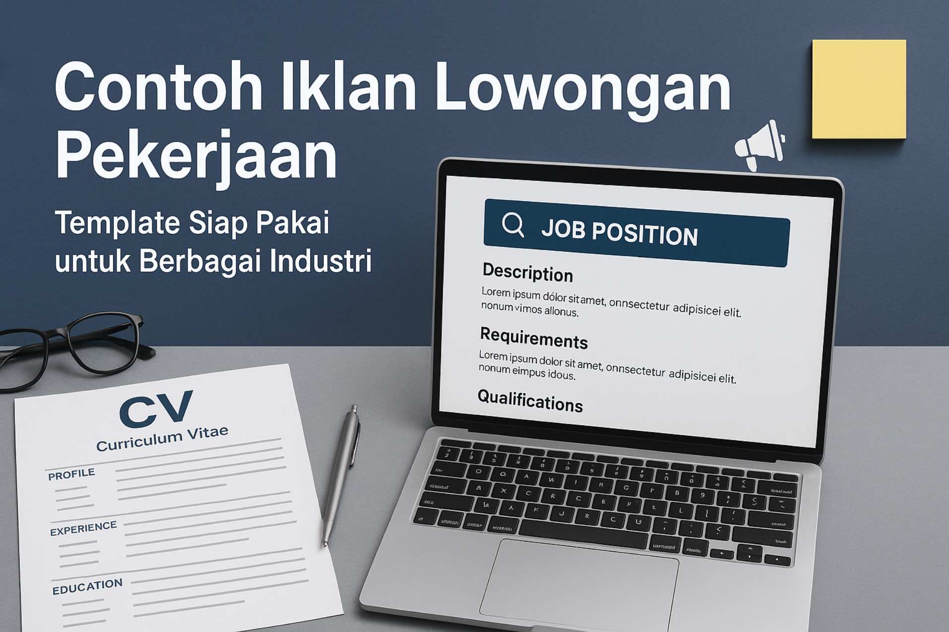 Contoh Iklan Lowongan Pekerjaan dan Template Siap Pakai untuk Berbagai Industri