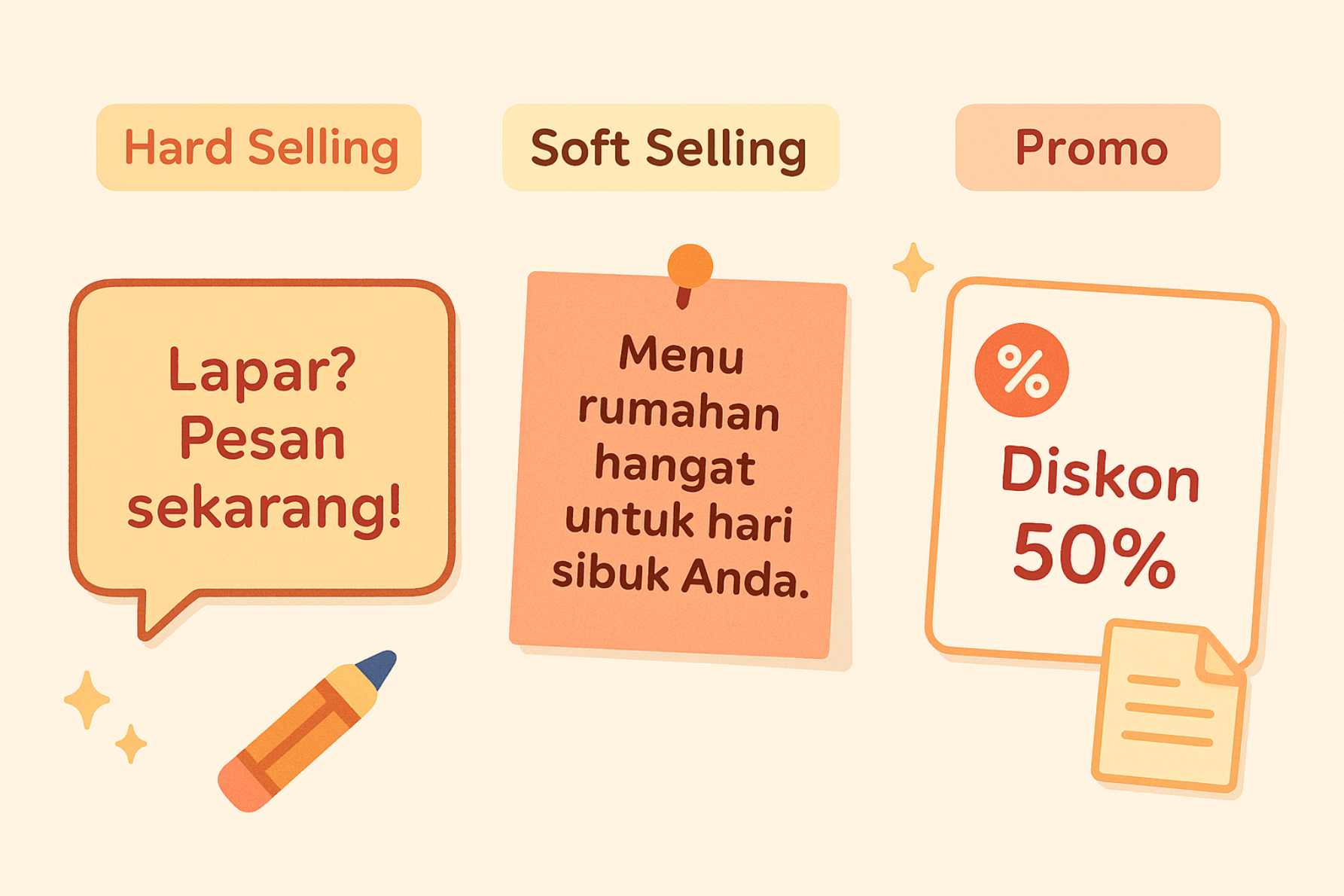 contoh iklan makanan