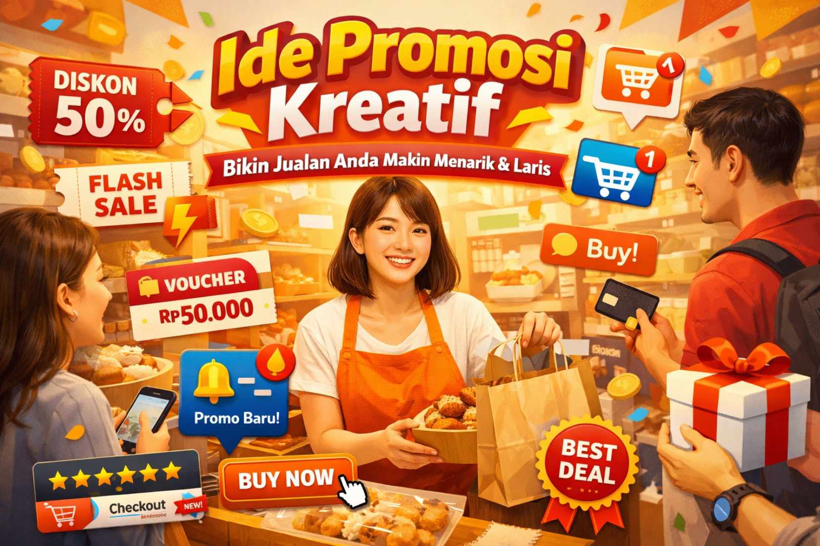 15 Ide Promosi Kreatif (Lengkap + Cara Pakai)