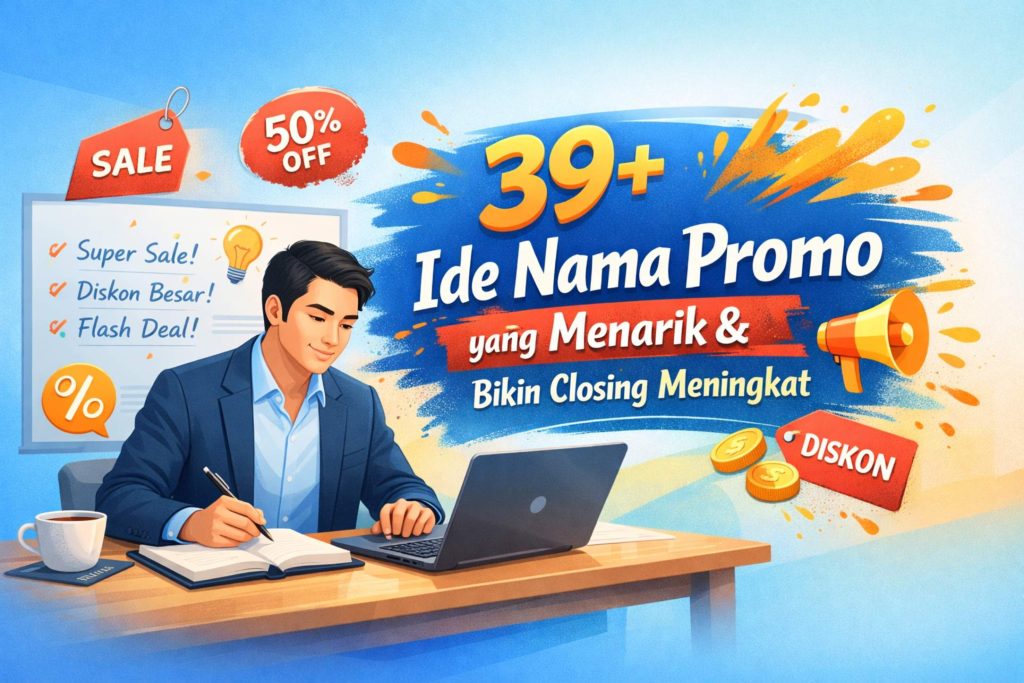 39+ Ide Nama Promo yang Menarik & Bikin Closing Meningkat