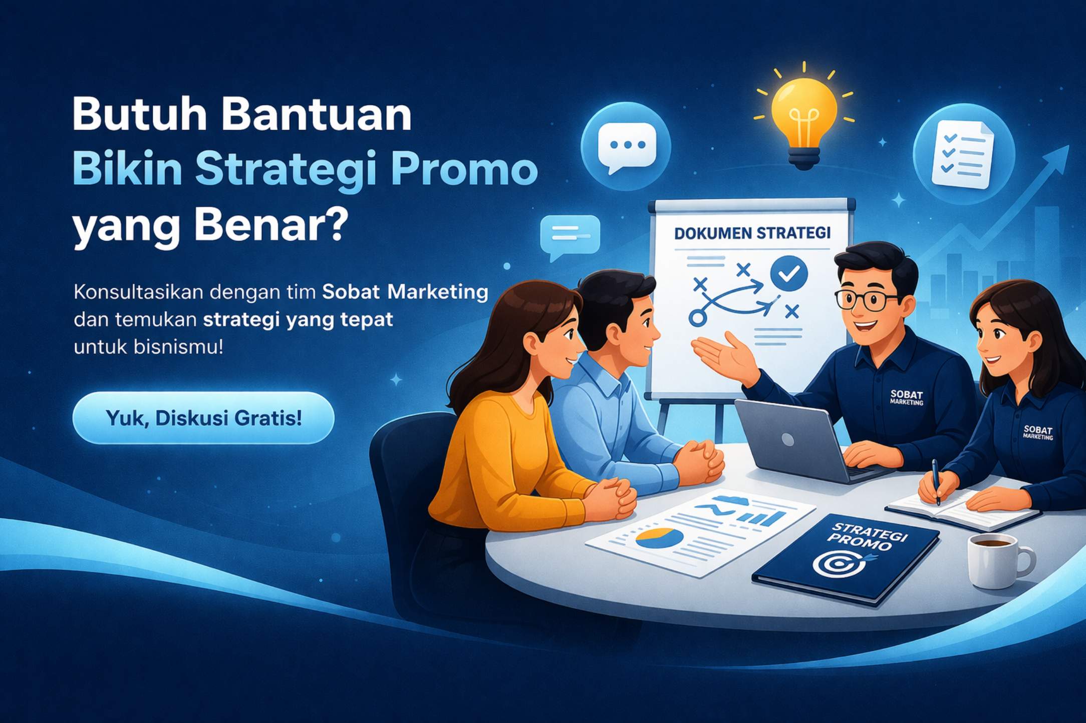 Butuh Bantuan Bikin Strategi Promo yang Benar