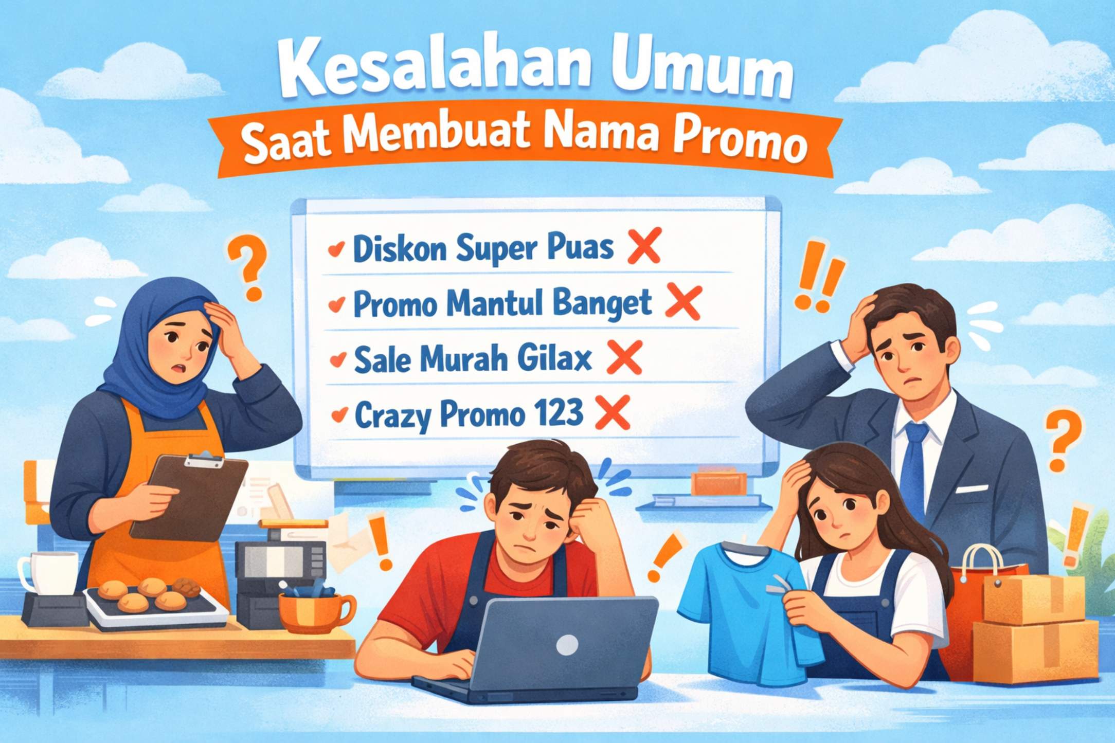 Kesalahan Umum Saat Membuat Nama Promo
